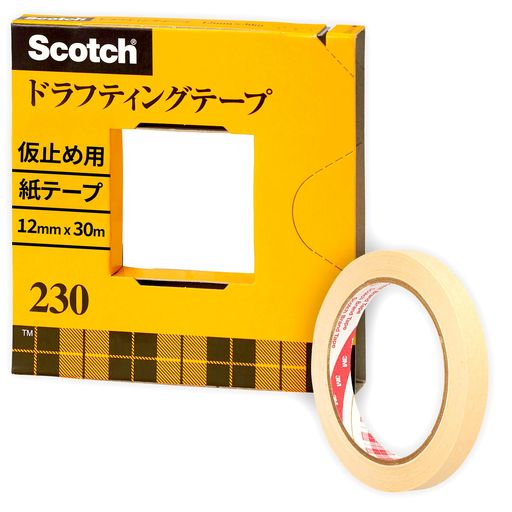 12mmx30m, 入り数:1巻, 巻芯径:76mm 巻芯径:76mm サイズ:12mmx30m 数量:1巻 仕様:カッター付き個箱入り
