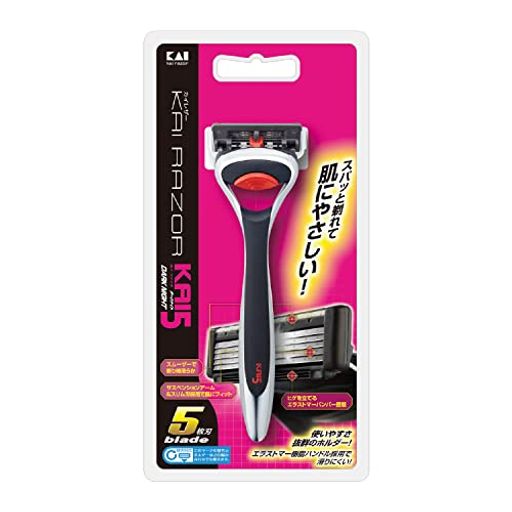貝印カイレザーKAI5ダークナイトホルダーカエバ1コツキ 貝印カイレザーKAI5ダークナイトホルダーカエバ1コツキ