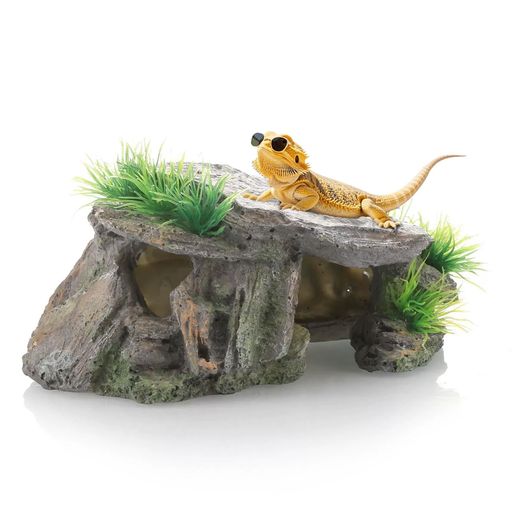 爬虫類シェルターアクアリウムオブジェ水槽用アクセサリ樹脂製洞窟風オーナメント水槽用装飾飼育環境に最適魚のおもちゃDIY雰囲気作り