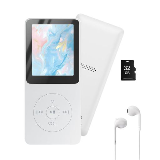 【新型モデル26g超軽量】MP3プレーヤー音楽プレーヤー小型ウォークマンSDカード付き大容量メモリ128GB..