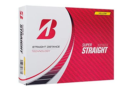 BRIDGESTONE(ブリヂストン)ゴルフボールSUPERSTRAIGHT2023年モデル12球入イエロー
