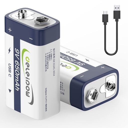 DELEIPOW 9V USBż ।  650MAH2 1.5 H® USB֥ 约...