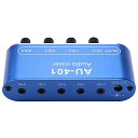 Dovhmoh音声ミキサーオーディオミキサーアダプターパワーミキサーオーディオスイッチャーオーディオセレクターミキサーオーディオステレオミキサーウンドミキサー(4入力/1出力)イヤホン…