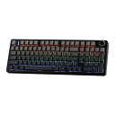 MechLandsAULAF99PRO96%メカニカルキーボードBT5.0/USB-C/2.4GHzワイヤレスゲーミングキーボードホットスワップ対応ガスケットカスタムキーボード8000mAHバッテリーノブWin/Mac用RGB
