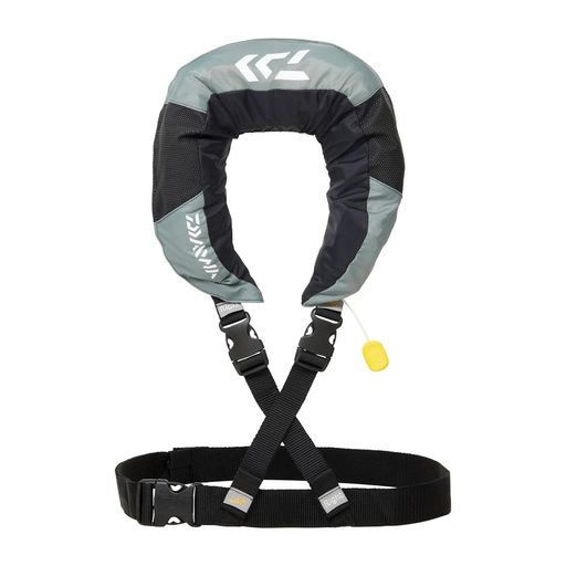 ダイワ(DAIWA)ショートライフジャケット(ネックタイプ手動膨脹式)DF-2520グレーフリー