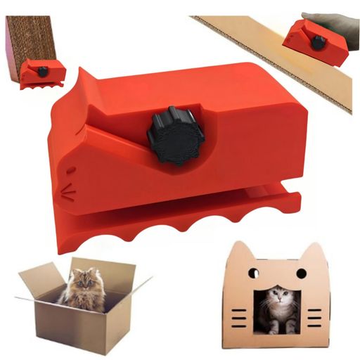 TXIYLJ猫の爪とぎボード段ボールカッター3Dプリントカッター段ボールは工芸品に使用できますストリッパ..