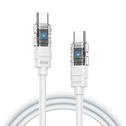 CAVOKASUSBTypeCケーブル(USB-C&USB-C)60W/3AタイプCPD対応シリコン素材採用断線防止超急速充電データ転送絡みにくいiPhone16/iPhone15/MacBook(2.0)