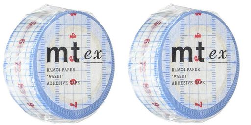 【2個セット】mtexマスキングテープ定規MTEX1P96