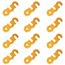 AZARXISアルミ自在金具コードスライダーカタツムリ軽量耐久三角ロープテンショナーロープ長さ調整穴径5.8MMガイラインライナーテントキャンプロープ張り12個入2穴3穴(4)