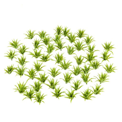 カーアクセサリー 仕様:草の材質:プラスチック 色:グリーン 高さ:3.3CM(1.3INCH) スケール:1:60-1:75 ジオラマ用草は優れた素材で作られたので、頑丈で耐久性があります。お得な50本セットで、安心してご利用ください。淡緑で自然な感じができます。 剣の形をした葉が特徴です。グランドカバー芝の風景の模型というデザインはモデルにリアリズムの雰囲気を加えることができます。 ジオラマ作成、鉄道模型、建築模型、砂盤モデル、ミニチュア、シーンレイアウト、屋外の風景などに使用される非常に有用な小道具です。真実のタッチでモデルの風景を追加できます。 グリーン系のため、線路脇、道路脇、列車のレールの傍にある植込み・樹木・植物・下草の表現が可能です。美しい装飾と素敵なレイアウトとして、山や森、街中、住宅模型の周りなど、多様なシーンでお使いいただけます。