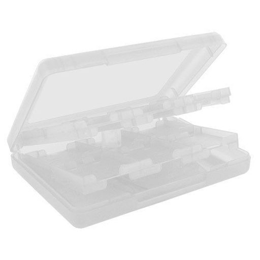 3DS/DSI用カードケースNEW3DS/NEW3DSXL/3DS/DSi/DSiXL/DSiLL/DSなど対応ビデオゲームカードケースメモリカード収納ケース28-in-1大容量マルチゲームカードケース(ホワイト)