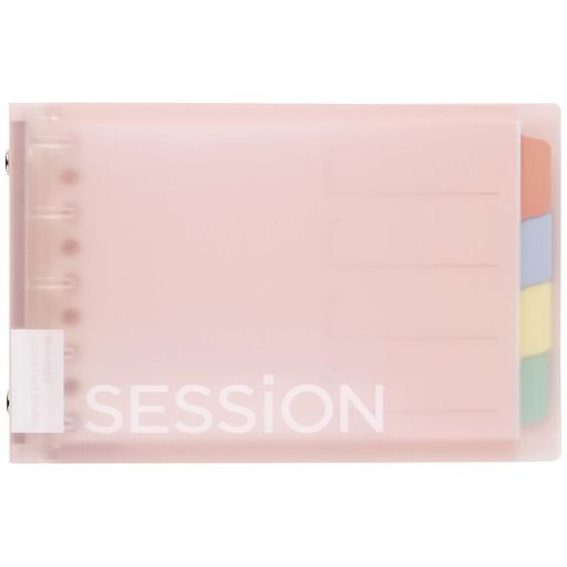 マルマンルーズリーフバインダーセッションミニサイズ5穴ライトピンクさくらFM310A-38