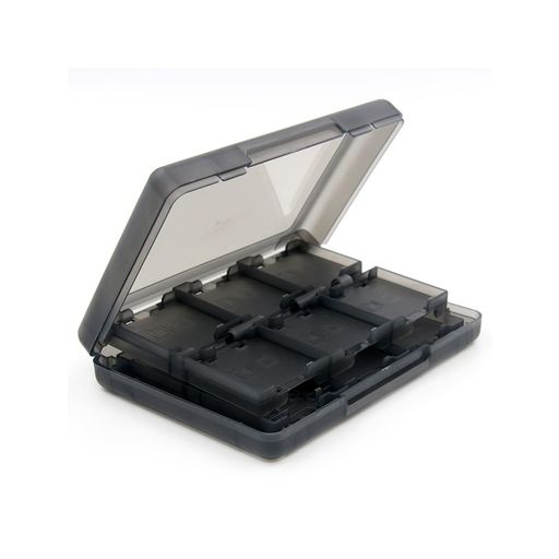 Mikankawa DS・3DS カセットケース ソフトケース カード22枚収納 コンパクト 全28点収納可能 メモリーカード タッチペン 携帯型 持ち運び (ブラック)