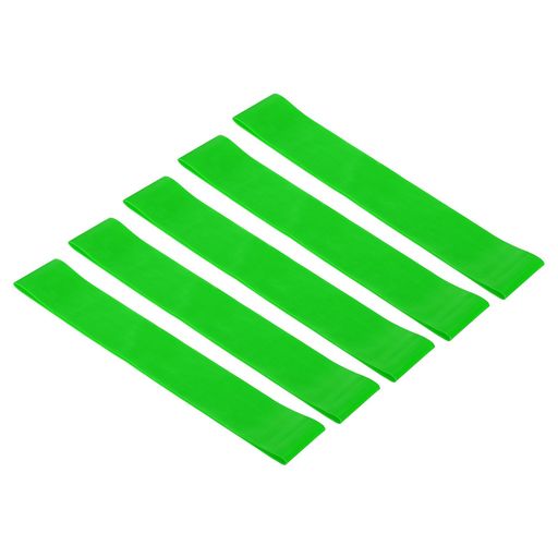 PATIKILX-ライト抵抗バンド5個TPE弾性ワークアウトバンドエクササイズリング厚さ0.3mmワークアウトジム..