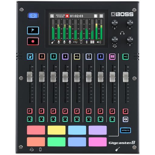 BOSSボス/Gigcaster8(GCS-8)配信用オーディオミキサー BOSSボス/Gigcaster8(GCS-8)配信用オーディオミキサー