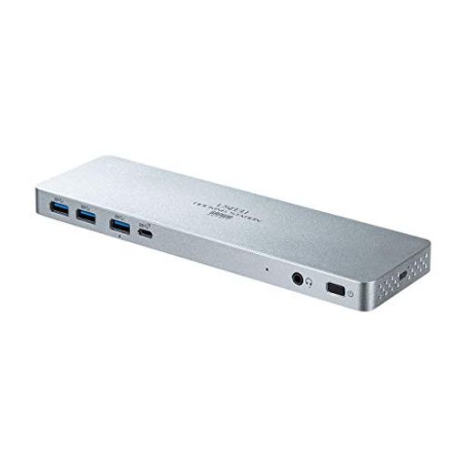 サンワサプライ USB TYPE-C専用ドッキングステーション(HDMI/DISPLAYPORT対応・PD対応) USB-CVDK6