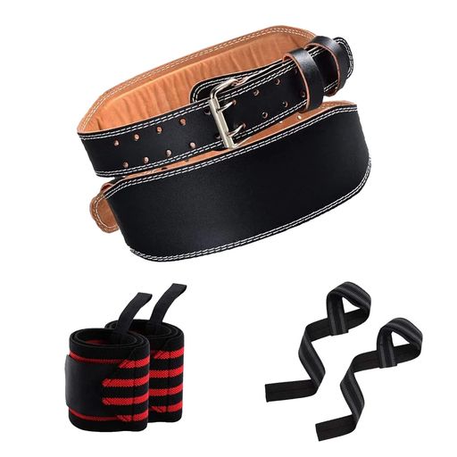 トレーニングベルトパワーベルトリフティングベルトウエイトベルト筋トレべルトベルト筋トレリストストラップSmilerain3点セット懸垂レバーアクションデッドリフ...