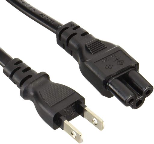 バッファローBUFFALO電源ケーブルDELL/HP用3ピンソケット(メス)左右二重線矢印2ピンプラグ(オス)2mBSACC0820BKA