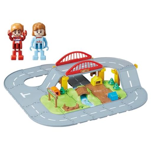 タカラトミーキャンプ場で遊ぼう!トミカタウン立体レイアウトセット