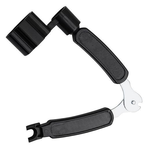 ストリングワインダー:ストリングワインダーをペグにはめれば、手よりも簡単にクルクルと回転させられます。 ブリッジピン抜き:アコースティックギターの弦交換ではブリッジピンを抜くためのブリッジピン抜き、ピンプラーが必要になります。 ニッパー:ギターの弦を交換する際には、ニッパーで弦を切る作業が必ずあります。 コンパクト:小型で軽量なのでギターケースに入れておくと便利です。 適用範囲:ギター、アコギ、エレキ、クラシック、フォーク、ウクレレ、マンドリン、バンジョーなど。