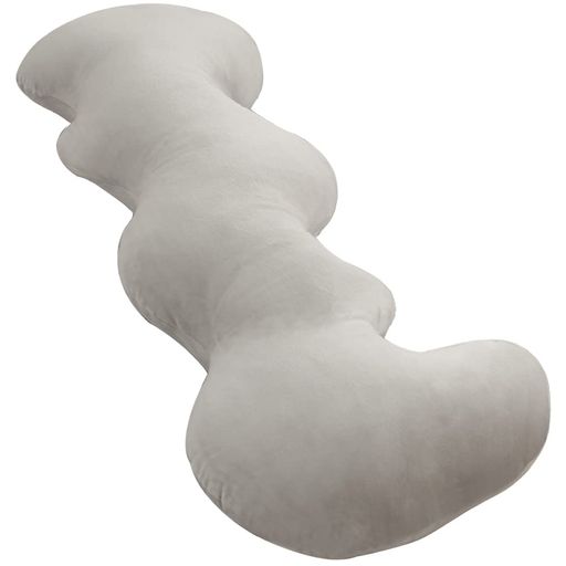 MAGICELEPHANT抱き枕だきまくらロングクッション雲型クラウドクッション100cmふわふわもちもちなめらか生地カバー洗えるファスナー付きお昼寝インテリアプレゼント(100グレー)