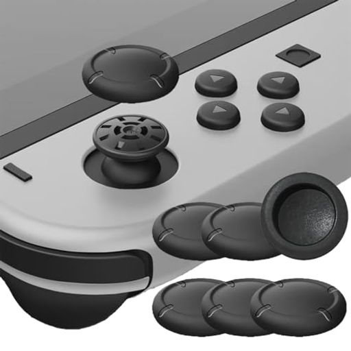 Switch Joy-Con 対応 アナログスティックカバー スティックカバー【代替品】ジョイスティックカバー 【交換用】 コントローラー キャップ カバー ジョイスティックカバー シリコン ジョイコ…