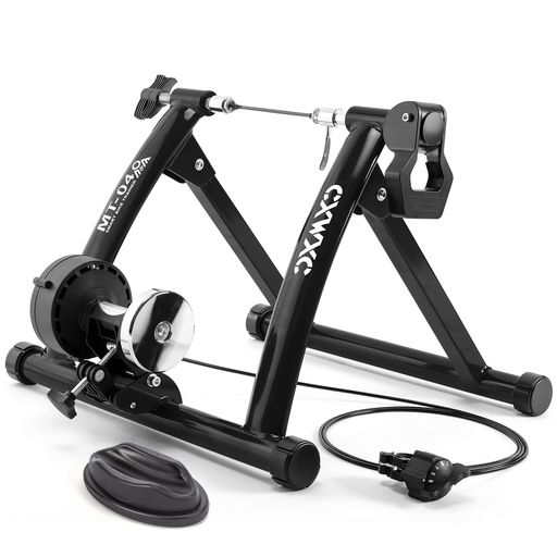 CXWXC自転車ローラー台固定ローラーサイクルトレーナー26~29インチ対応6段階負荷調整折り畳みリモコンシフター・マグライザー・専用ク..