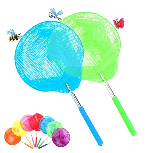 🦋商品材質:(ロッド)ステンレス、(網)ナイロン、(折り畳み式バケット)PVC 🦋サイズ(約):(最短時)37cm、(最長時)85cm、(網直径)20cm、(重さ)55g。伸縮可能、コンパクトで持ち運び便利です。 🦋子供たちが昆虫の世界を探索し発見するよう奨励する。握りが柔らか材料を作り、大きすぎず、子供に扱いやすい。子供が楽しく遊びながら、自然に親しめます。虫・魚を捕る以外の目的で使用しないでください。 🦋ロッドは子供たちに応じて長さを自由に調整でき、コンパクトで持ち運び便利です。虫取り網は数量が多くて、色も豊富、好きな色が選びて、友達と一緒に遊びます。振り回したり、まわりの人に当たらないように注意して使用してください 。 🦋夏休みはアウトドア遊び、川遊びに大活躍です。バタフライ、セミなどの昆虫を捕まえて、生物実験の標本を作ることができます。小魚や小エビのすくいにも使えます。