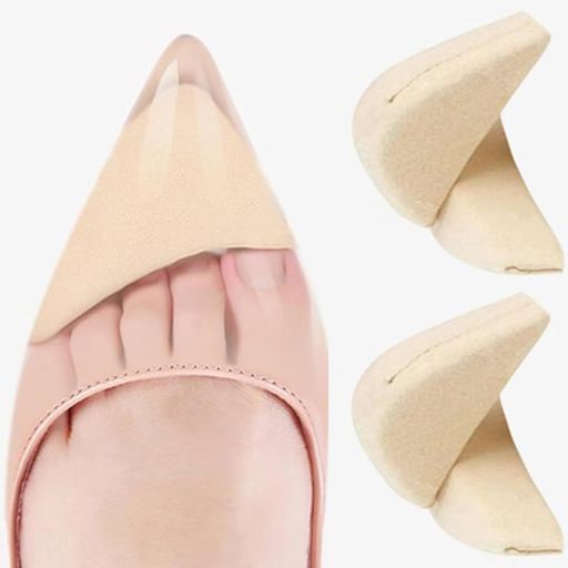 つま先クッション 靴サイズ調整 爪先 詰め物 つま先保護 つま先用インソール パンプス パカパカ防止 脱げ防止 靴ズレ…