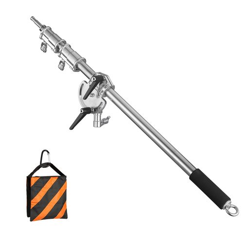 Consumable Goods, Various Parts - SOONPHO延長ブームアーム伸縮式110~250cm調節可能撮影スタンド用35mm管径高強度ステンレス鋼製ヘビーデューティライトスタンド万能キャスターサンドバッグ付きスタジオソフトボックスリフ…