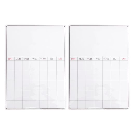 Tofficu磁気スケジュールボード42X30Cm冷蔵庫用ホワイトボードシート消去可能ドライイレース磁石対応予定表家庭用伝言板繰り返し使用可能