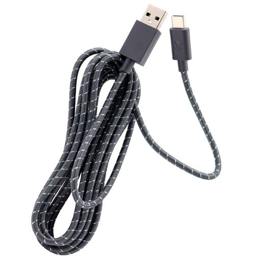 XboxOneElite2/XboxOneX/Sコントローラー(2021)PS5SwitchProコントローラーおよびその他すべてのUSB-C接続デバイスと互換性があります。|長さ2.7メートルのケーブル(9.0フィート)USB-USB-C(Type-C)接続。|オリジナルのものとまったく同じ。壊れたものと交換するのに最適です。|9フィートの高耐久編組ケーブル。|PS5XboxOneElite2|XboxOne。