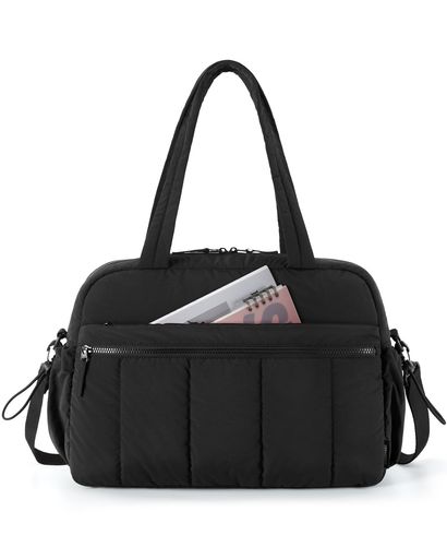 Rakuten - [BAGSMART]旅行用ダッフルバッグスポーツバッグボストンバッグジムバック旅行バッグ大容量乾湿分離アウトドア機内持込女性用防水旅行バッグダッフルバッグブラック