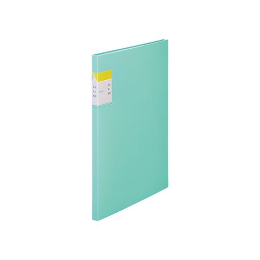 乐天商城 - キングジムクリアファイルカキコ20ポケットA4タテミントグリーン8632-MG