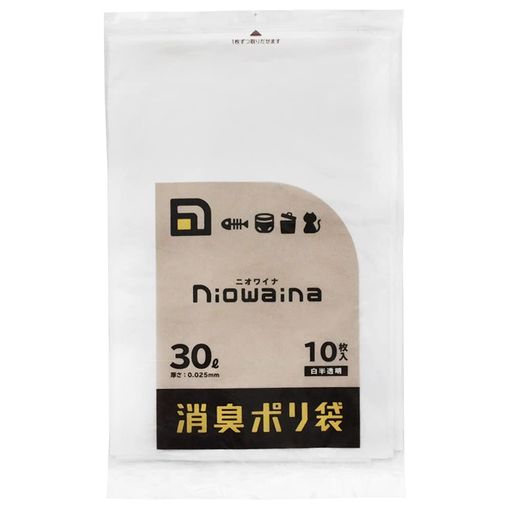 サイズ:55x70cm 素材・材質:ポリエチレン 生産国:インドネシア 厚さ:0.025mm 容量:30L 入数:10枚