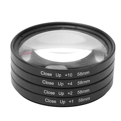 フィルター デジタル一 眼レフ一 眼レフデジタル カメラフィルター 58mm レンズフィルター クローズアップ マクロレンズキット デジタル一眼レフ カメラ用レンズ マクロ接写アクセサリー