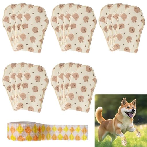犬 靴 犬用靴下 使い捨てブーツ 20枚入り 犬靴 ドッグブーツ 犬用 柔らかく 防水 ...