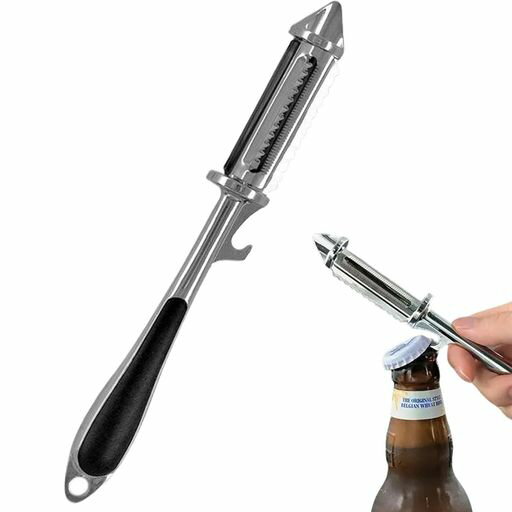 BOJIDO ピーラー 皮むき器 ステンレス製 キッチン用品 くだものナイフ 皮むき 千切り スライ ...