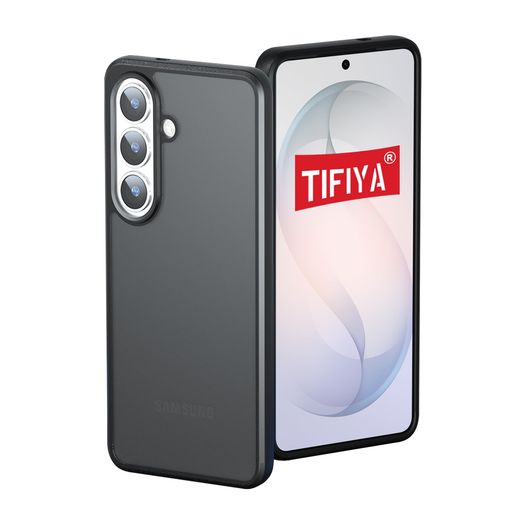 乐天商城 - 【TIFIYA】ForGalaxyS26用ケース指紋防止TPU+PC素材耐衝撃ビジネス/通勤/シンプルギャラクシーs26ケースハード黄変防止落下防止耐久性軽量galaxys26保護カバー(ブラック)