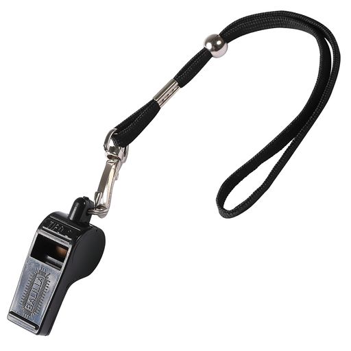 Referee Supplies - フィンタFINTAサッカーフットサルレフリーホイッスルFT5173(0500)ブラックレフェリー小物