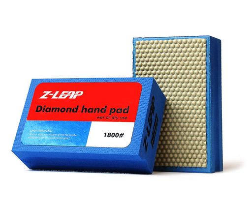 Rakuten - Z-LEAPダイヤモンドハンドポリッシュパッドGrit1800御影石大理石コンクリートガラスサンディングブロック用