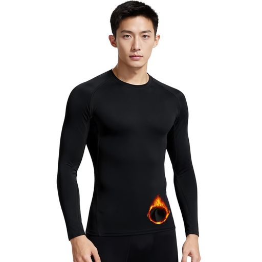 Rakuten - [Nesseo]スポーツインナーメンズ裏起毛冬用インナーあったかインナー防寒インナーアンダーウェア長袖ストレッチアンダーシャツコンプレッションウェアインナー【保温防寒+吸汗速乾】317…