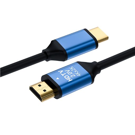 HDMI 케이블 1m4Kx2K 남성 - 남성 PVC 굽힘에 강한 나일론 메쉬 초고속 알루미늄 합금 모니터 프로젝터 TV PC 게임기 등 대응 블루