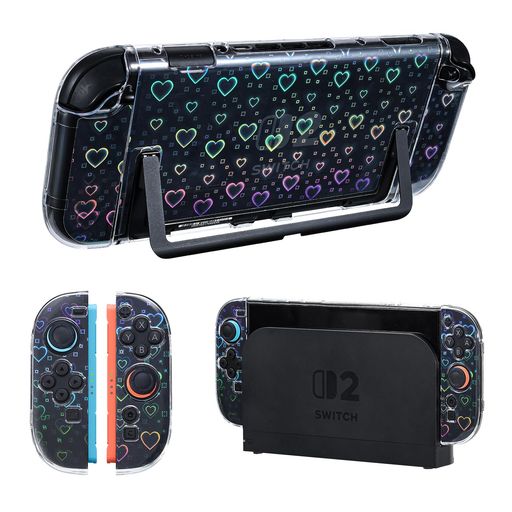 DLseego Switch 2対応 ケース Switch 2 保護カバー スイッチ2 カバー 分体式設計 Joy conカバー TPU製 耐衝撃 キズ防止 軽量 全面保護 防汚 着脱簡単 ブルー
