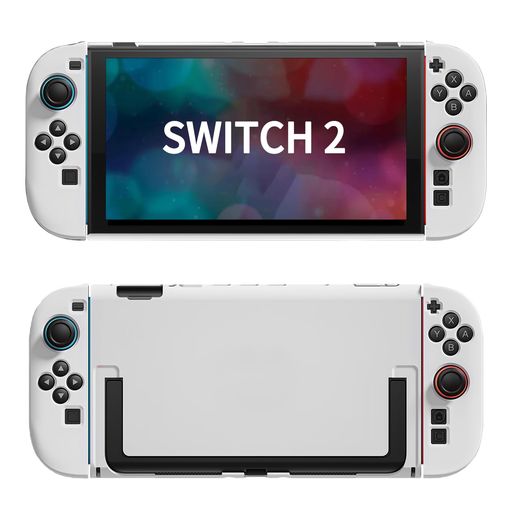 【Switch2専用設計】Switch 2 に対応します、ニンテンドースイッチ 2用 本体のために特別にデザインされたSwitch 2用 保護ケース、精密なカットアウトにより、セパレートデザインで、ケース付きでハンドルも取り外せる!Switch2用 カバー、背面にはキックスタンドが内蔵されているので、必要なときに開くことができます。他の機種に対応出来ません。ご購入前に機種をご確認ください。 【優れた保護性能】Switch 2用 カバーはPC素材を採用、衝撃吸収性と耐傷性に優れたPC素材を使用し、優れた保護力を発揮します。ケースの背面は、保護機能を備えながらブラケットで開いて自由に調整できます、コンソールをより安定して、落下の可能性を減らすのに役立ちます。スイッチ2用 カバー、指紋が付きにくい、耐磨性と耐汗性が抜群で、もっと素晴らしいゲーム体験を提供します。 【心地よい手触り&amp;精密切削】For ニンテンドースイッチ 2用 カバー、手触りがよく、握り心地もよく、手に優しくなじみ、長時間のプレイでも疲れを感じない!精密なカットアウトで、装着後本体と完璧フィットて、ゲームのボタンに邪魔しません。