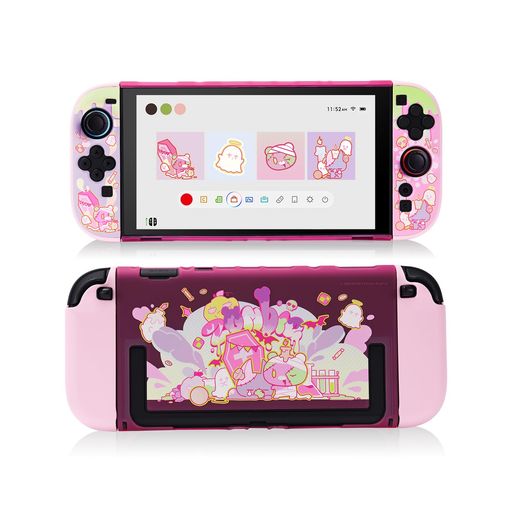 Rakuten - GeekShareSwitch2カバースイッチ2025Switch2対応カバーPC製joycon全面保護薄型傷防止汚れ防止耐衝撃取り外し簡単-パッチ萌偶ちゃん