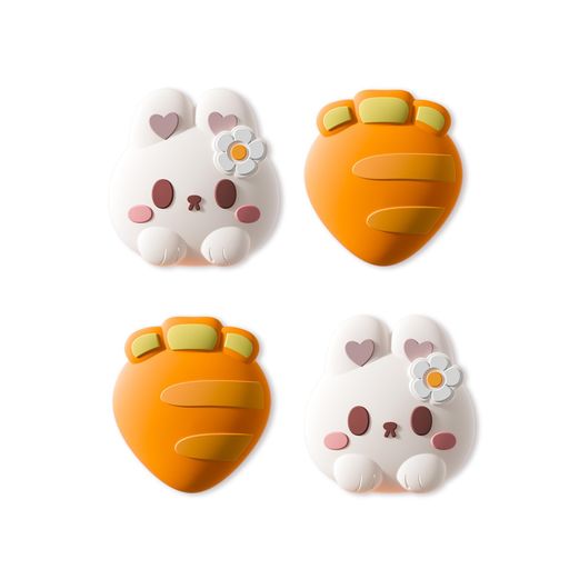 GeekShare Switch2対応アナログスティックカバー スイッチ2025 ボタンカバー 親指グリップキャップ シリコン製 コントロール保護カバー 滑り止め 摩擦増え 人間工学デザイン 互換性あり 耐久…