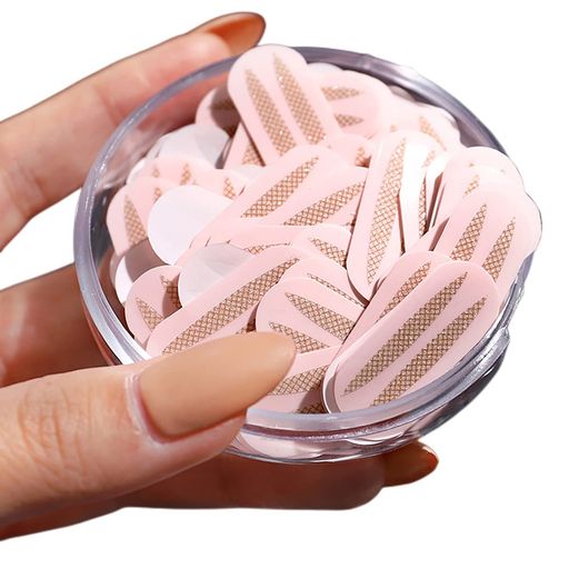 Forahomeメッシュアイテープ【150枚セット】二重まぶたばれないふたえテープ自然肌色スティック付目立たない二重アイテープ通気防水水泳日常用強力二重テープ使いやすい(肌色)(4.0)