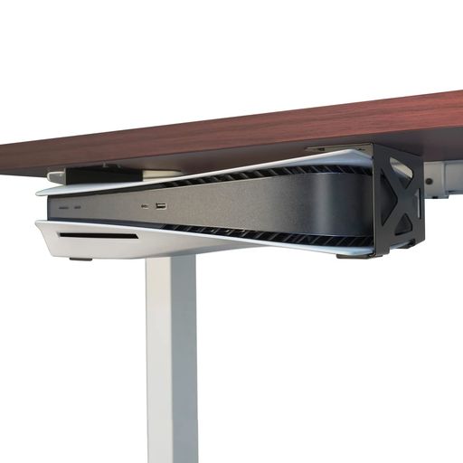 Monzlteck デスク下ホルダー PS5用 ステルスマウント プレイステーション5ディスク&デジタルエディションコンソールに対応