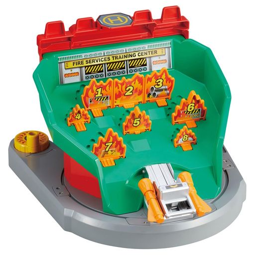 タカラトミー(TAKARA TOMY) トミカ ぐるっとチェンジ!サウンド消火訓練所 ミニカー おもちゃ 3歳以上